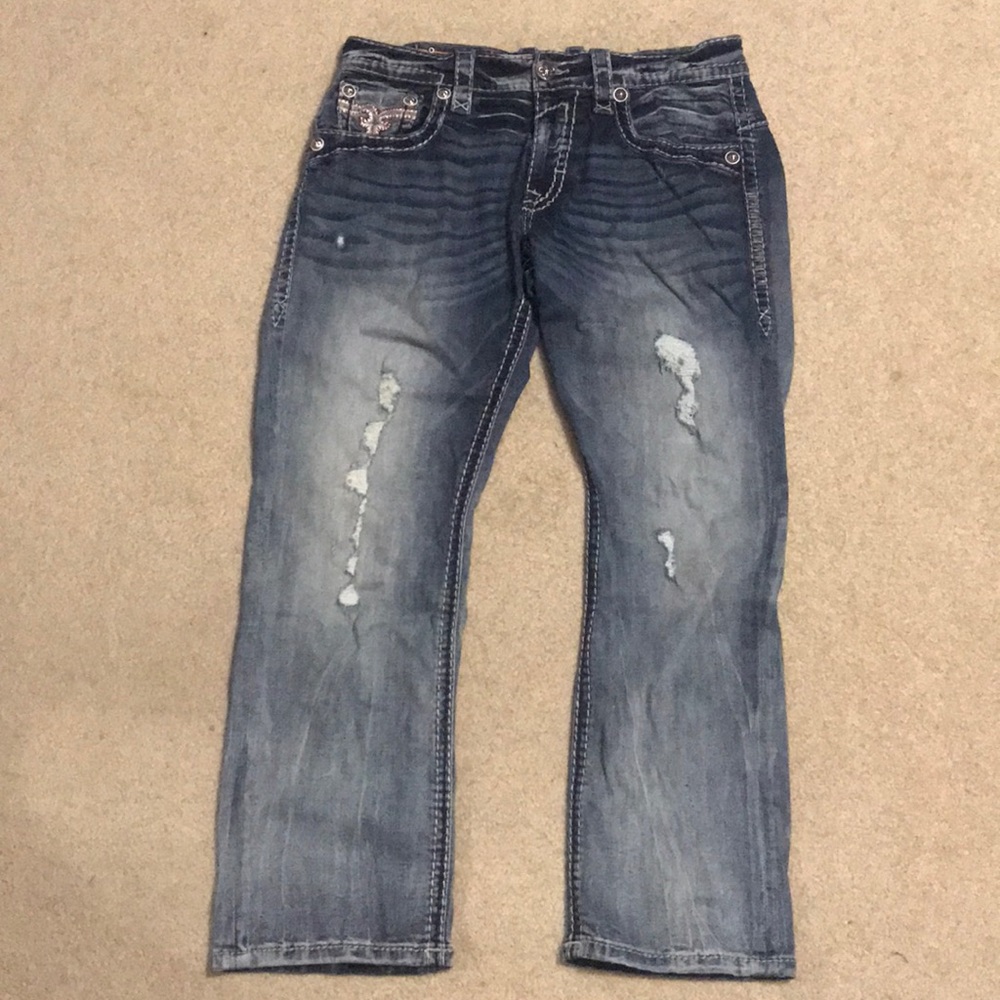 Men’s Rock Revival Jeans waist 33!!!!